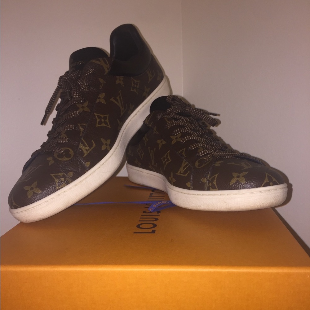 Louis Vuitton covered logo sneakers